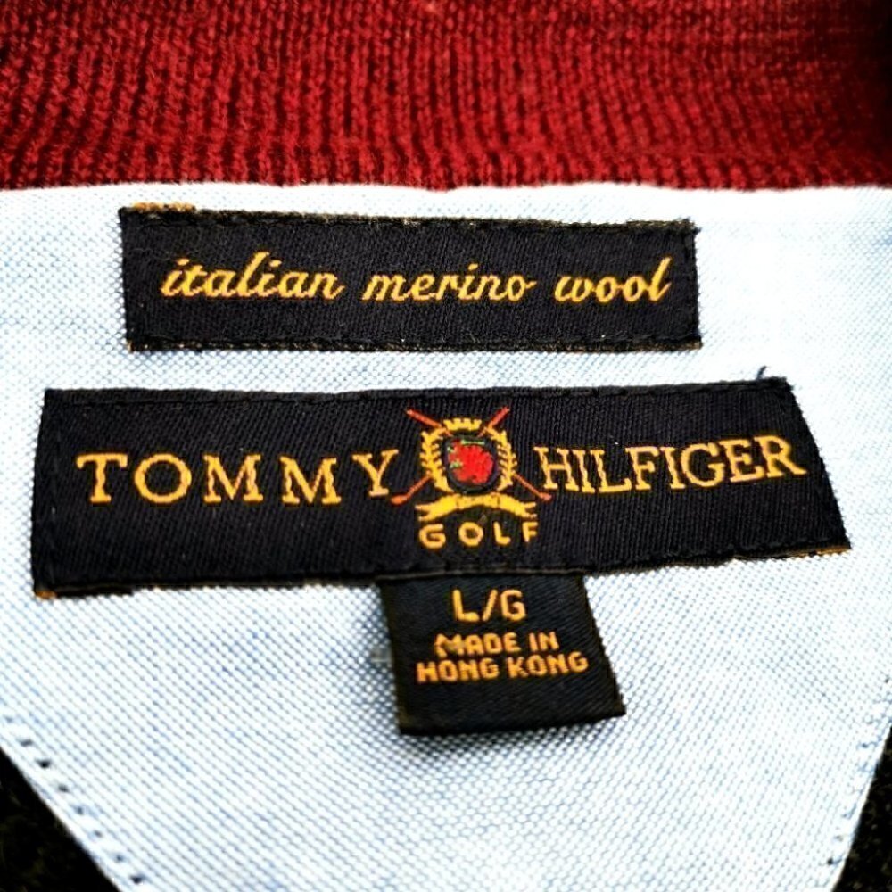 Tommy Hilfiger Men's L Hong Kong Merino Wool - Picture 6 of 13